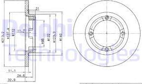 Delphi BG2580 - Jarrulevy inparts.fi