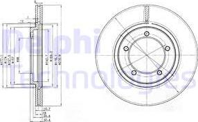 Delphi BG2534 - Jarrulevy inparts.fi