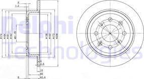 Delphi BG2538 - Jarrulevy inparts.fi