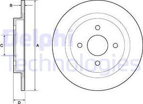 Delphi BG2537 - Jarrulevy inparts.fi