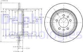 Delphi BG2573 - Jarrulevy inparts.fi