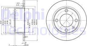 Delphi BG2691 - Jarrulevy inparts.fi