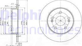 Delphi BG2698 - Jarrulevy inparts.fi