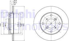 Delphi BG2646 - Jarrulevy inparts.fi