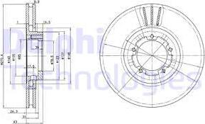 Delphi BG2663 - Jarrulevy inparts.fi