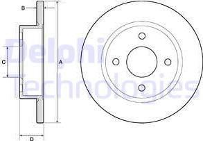 Delphi BG2683 - Jarrulevy inparts.fi