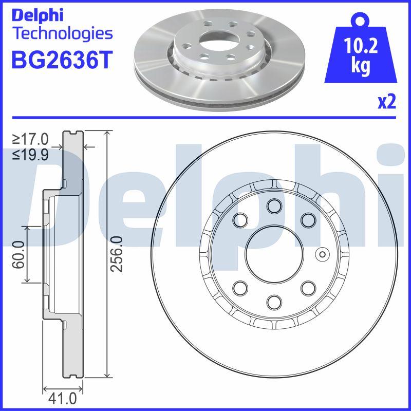 Delphi BG2636T - Jarrulevy inparts.fi