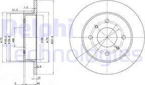 Delphi BG2633C - Jarrulevy inparts.fi