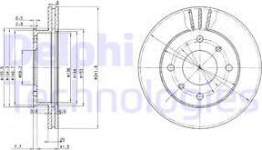 Delphi BG2632 - Jarrulevy inparts.fi