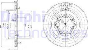 Delphi BG2678 - Jarrulevy inparts.fi