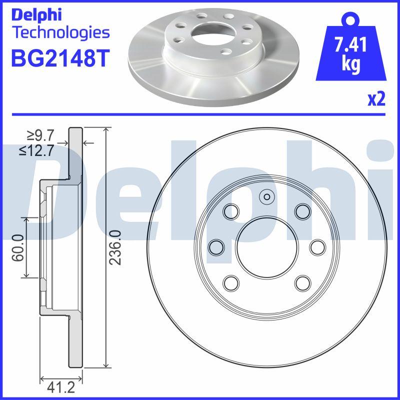 Delphi BG2148T - Jarrulevy inparts.fi