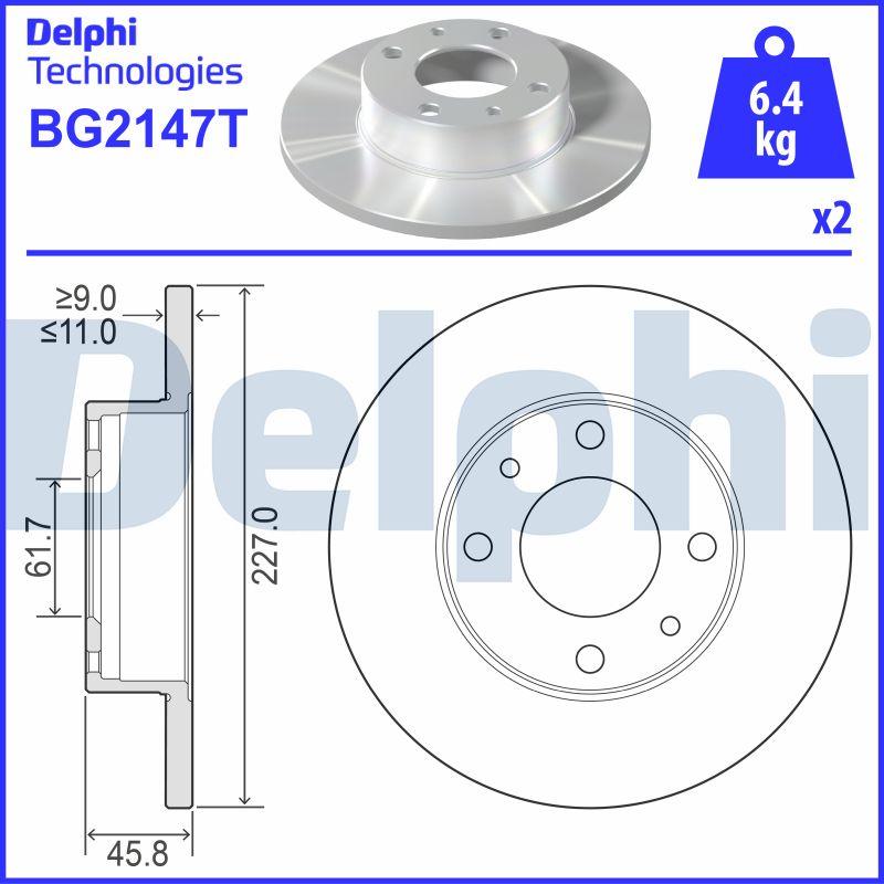 Delphi BG2147T - Jarrulevy inparts.fi