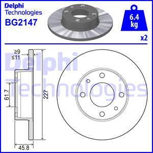 Delphi BG2147 - Jarrulevy inparts.fi