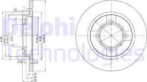 Delphi BG2153 - Jarrulevy inparts.fi