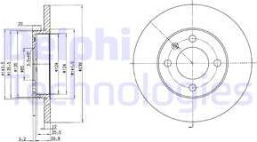 Delphi BG2116C - Jarrulevy inparts.fi