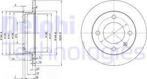 Delphi BG2118 - Jarrulevy inparts.fi