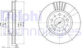 Delphi BG2841 - Jarrulevy inparts.fi