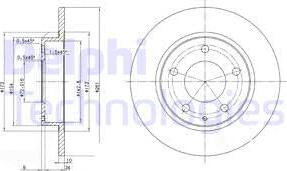 Delphi BG2806 - Jarrulevy inparts.fi