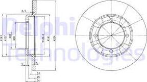 Delphi BG2807 - Jarrulevy inparts.fi