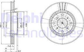 Delphi BG2815 - Jarrulevy inparts.fi