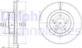 Delphi BG2827 - Jarrulevy inparts.fi