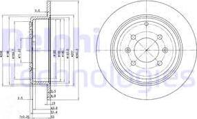 Delphi BG2873C - Jarrulevy inparts.fi