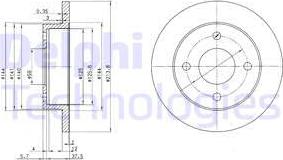 Delphi BG2357 - Jarrulevy inparts.fi