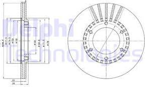 Delphi BG2365 - Jarrulevy inparts.fi