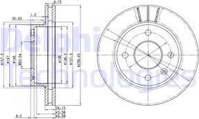 Delphi BG2367 - Jarrulevy inparts.fi