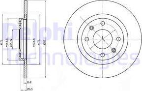 Delphi BG2308 - Jarrulevy inparts.fi