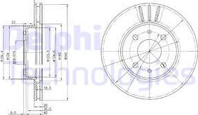 Delphi BG2330 - Jarrulevy inparts.fi