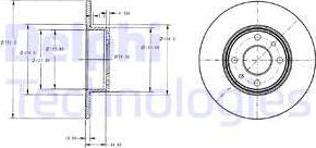 Delphi BG2322 - Jarrulevy inparts.fi