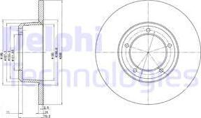 Delphi BG2297 - Jarrulevy inparts.fi