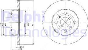 Delphi BG2254 - Jarrulevy inparts.fi