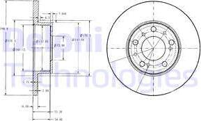 Delphi BG2257 - Jarrulevy inparts.fi