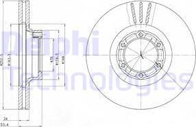 Delphi BG2284 - Jarrulevy inparts.fi