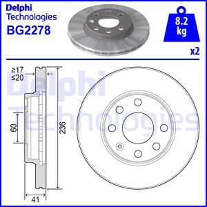 Delphi BG2278 - Jarrulevy inparts.fi