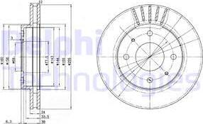 Delphi BG2763 - Jarrulevy inparts.fi