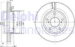 Delphi BG2782 - Jarrulevy inparts.fi