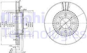 Delphi BG2720 - Jarrulevy inparts.fi