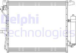 Delphi CF20228 - Lauhdutin, ilmastointilaite inparts.fi