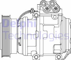 Delphi CS20488 - Kompressori, ilmastointilaite inparts.fi