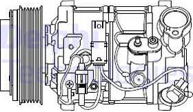 Delphi CS20545 - Kompressori, ilmastointilaite inparts.fi