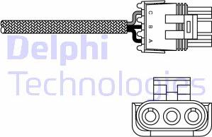 Delphi ES10969-12B1 - Lambdatunnistin inparts.fi