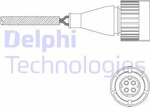 Delphi ES11057-12B1 - Lambdatunnistin inparts.fi