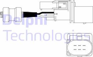 Delphi ES11014-12B1 - Lambdatunnistin inparts.fi