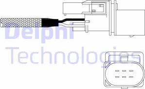 Delphi ES11022-12B1 - Lambdatunnistin inparts.fi