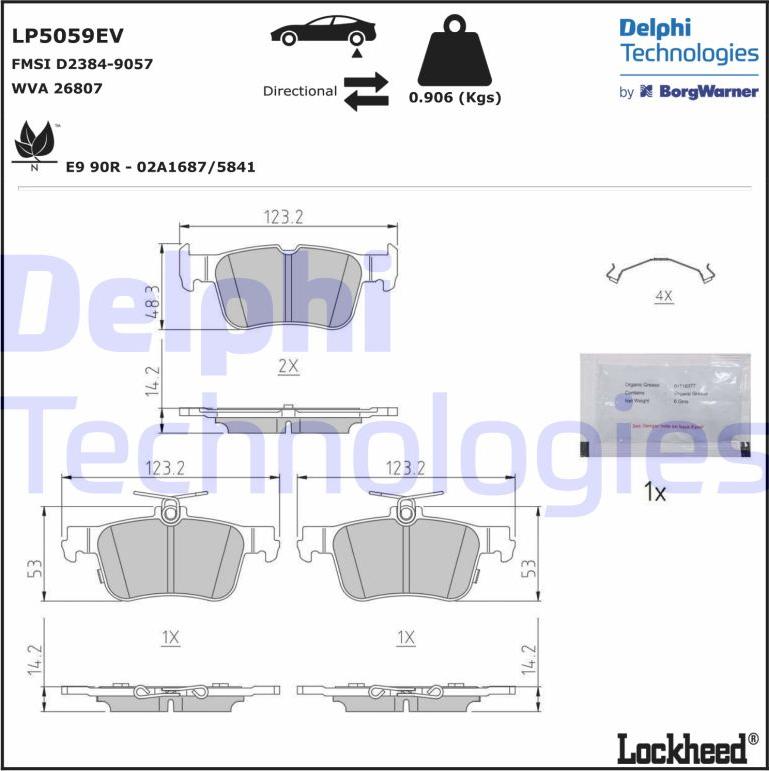 Delphi LP5059EV - Jarrupala, levyjarru inparts.fi