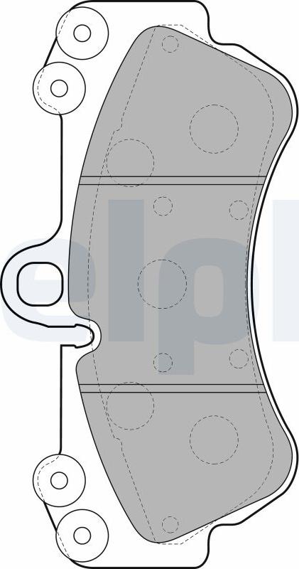 Delphi LP2057-17B1 - Jarrupala, levyjarru inparts.fi