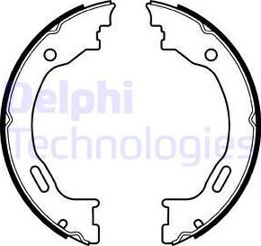 Delphi LS2077 - Jarrukenkäsarja, seisontajarru inparts.fi